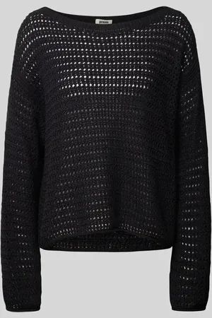 Drykorn Strickpullover mit Lochstickerei Modell 