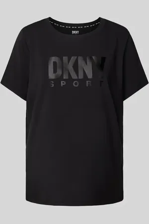 DKNY T-Shirt mit Label-Print in , Größe XS