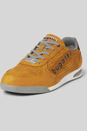 Bugatti Sneaker mit Label-Print Modell 