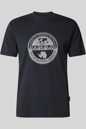 Napapijri T-Shirt mit Label-Print in , Größe L