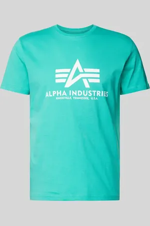 Alpha Industries T-Shirt aus reiner Baumwolle in , Größe L