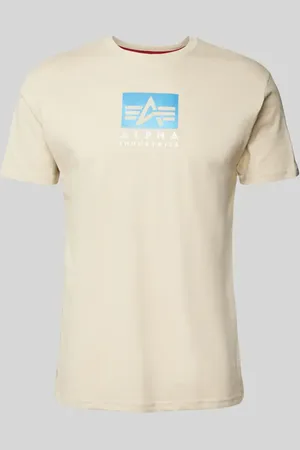 Alpha Industries T-Shirt mit Label-Print in , Größe L