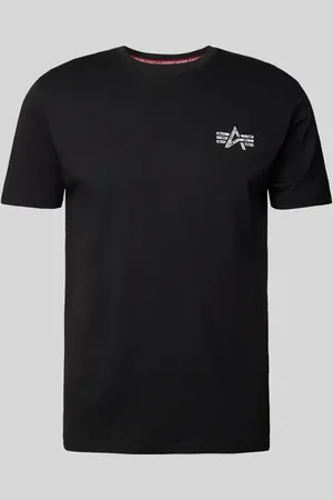 Alpha Industries T-Shirt mit Logo-Print in , Größe L
