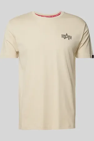 Alpha Industries T-Shirt mit Logo-Print in , Größe L