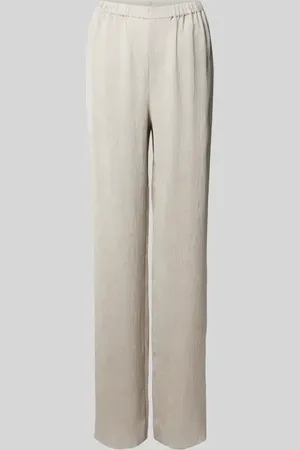 Emporio Armani Straight Leg Stoffhose mit elastischem Bund in , Größe 38
