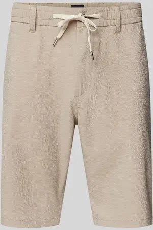 HUGO BOSS Tapered Fit Chinoshorts mit Strukturmuster in , Größe 30