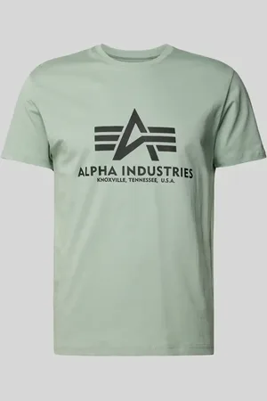 Alpha Industries T-Shirt aus reiner Baumwolle in , Größe L
