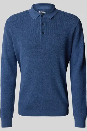 Barbour Strickpullover mit Polokragen in , Größe L