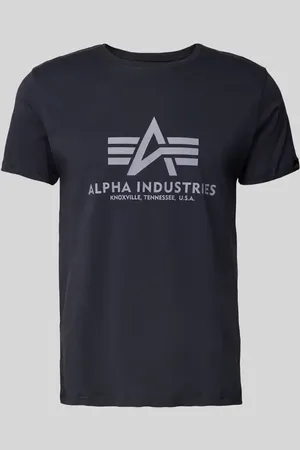 Alpha Industries T-Shirt aus reiner Baumwolle in , Größe L