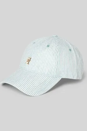 Tommy Hilfiger Basecap aus reinem Leinen mit Logo-Applikation in , Größe 1
