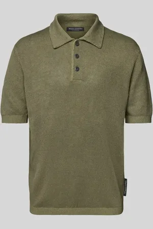 Marc O’ Polo Regular Fit Poloshirt aus Leinen-Baumwoll-Mix in , Größe L