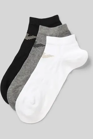 Emporio Armani Socken mit Label-Print im 3er-Pack in , Größe 39-42