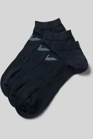 Emporio Armani Socken mit Label-Print im 3er-Pack in , Größe 39-42