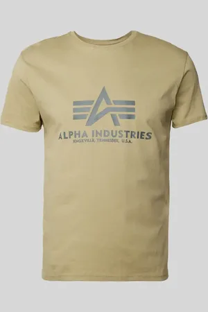 Alpha Industries T-Shirt aus reiner Baumwolle in , Größe L