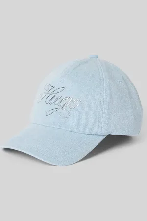 Hugo Blue Basecap mit Strasssteinbesatz Modell 