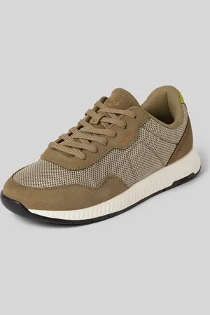 HUGO BOSS Sneaker aus Leder-Mix Modell 