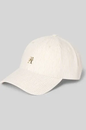 Tommy Hilfiger Basecap aus reinem Leinen mit Logo-Applikation in , Größe 1