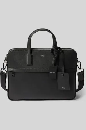 HUGO BOSS Handtasche aus beschichtetem Leder Modell 
