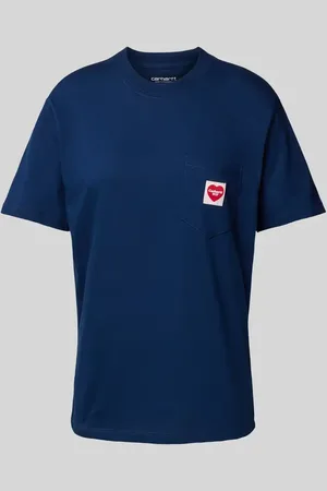 Carhartt T-Shirt aus reiner Bio-Baumwolle mit Label-Patch in , Größe L