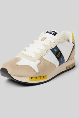 Blauer Sneaker mit Schnürverschluss Modell 