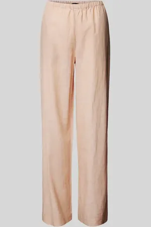 Armani Exchange Straight Leg Leinenhose mit elastischem Bund in , Größe 34
