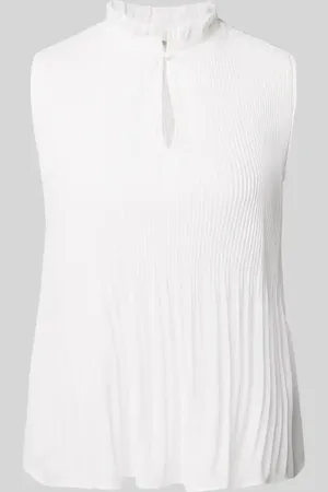 Liu Jo Regular Fit Blusentop mit Plisseefalten in , Größe 34