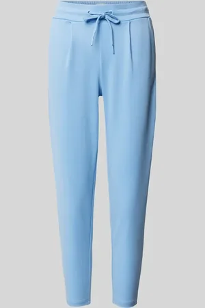 Ichi Slim Fit Bundfaltenhose mit verkürztem Schnitt Modell 