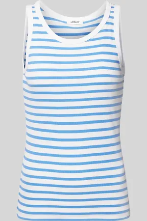 QS by s.Oliver Regular Fit Tank Top aus Viskose-Mix mit Rippstruktur in , Größe 36