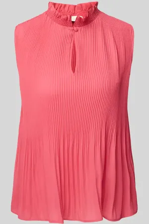 Liu Jo Regular Fit Blusentop mit Plisseefalten in , Größe 34