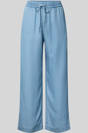 Marc O’ Polo Weite Hose aus leichtem Lyocell im Denim Look in , Größe 34