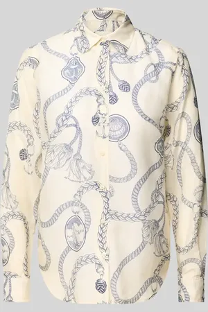 GANT Regular Fit Bluse mit durchgehender Knopfleiste in , Größe 34
