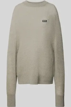 ROTATE Oversized Wollpullover in Strick-Optik in , Größe 34