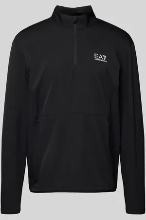 EA7 Sweatshirt mit Stehkragen Modell 