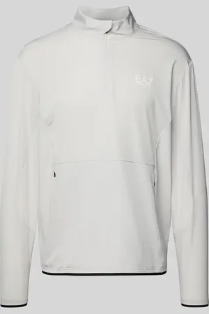 EA7 Sweatshirt mit Stehkragen Modell 