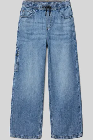 QS by s.Oliver Relaxed Fit Baggy Jeans aus leichtem Baumwoll-Denim in , Größe 152