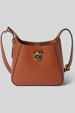 Ralph Lauren Handtasche mit Label-Applikation Modell 
