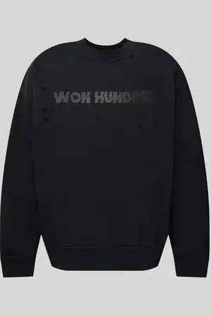 Won Hundred Sweatshirt im Destroyed-Look in , Größe L
