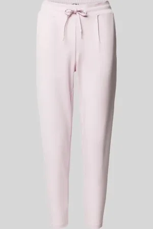 Ichi Slim Fit Bundfaltenhose mit verkürztem Schnitt Modell 