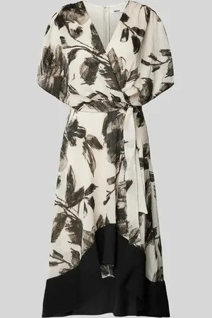 DKNY Midikleid in Wickel-Optik in , Größe 34