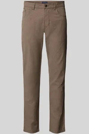 Christian Berg Tapered Fit Chino mit Strukturmuster in , Größe 31/32