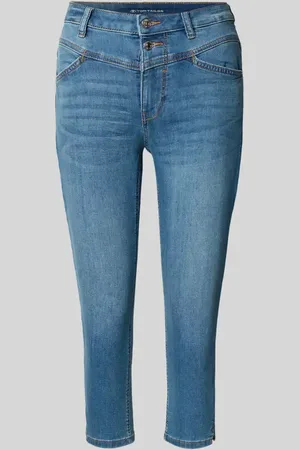 TOM TAILOR Slim Fit Caprihose aus Baumwoll-Mix Modell 