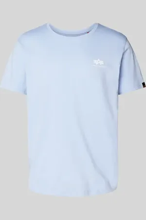 Alpha Industries T-Shirt mit Label-Print in , Größe L