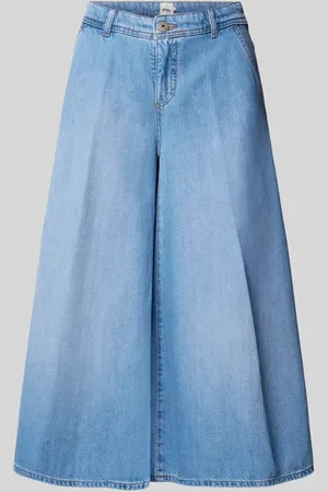 Brax Wide Leg Jeans mit verkürztem Schnitt Modell 