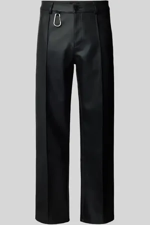 EightyFive Straight Leg Hose in Leder-Optik in , Größe 30