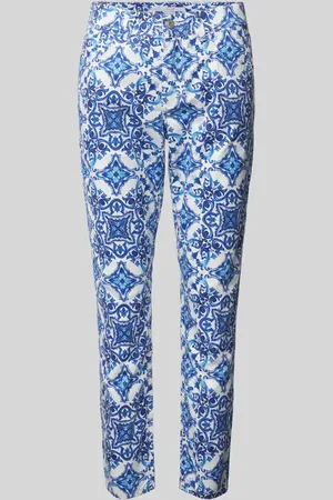 Angels Slim Fit Stoffhose mit verkürztem Schnitt Modell 
