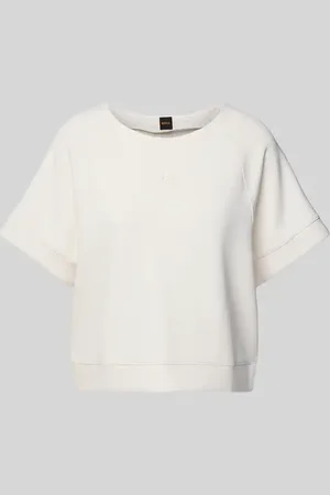 HUGO BOSS Sweatshirt mit gerippten Abschlüssen Modell 