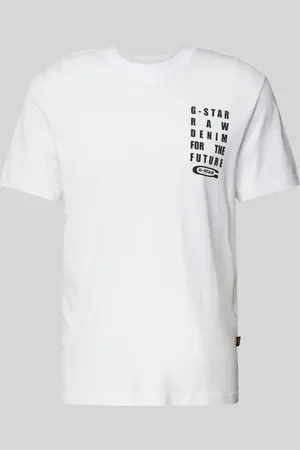 G-Star T-Shirt mit Label-Print in , Größe L