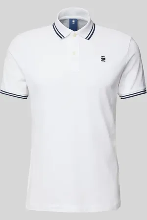 G-Star Poloshirt mit Label-Stitching in , Größe L
