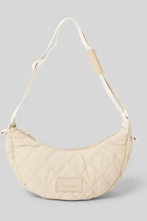 Seidenfelt Handtasche mit Steppnähten Modell 