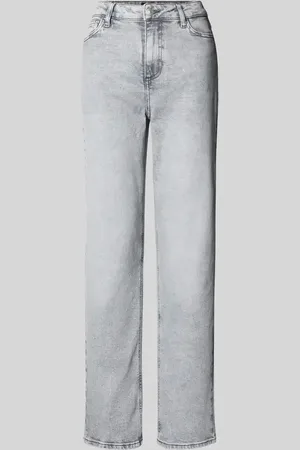 Pieces® Straight Fit Jeans aus Baumwoll-Elasthan-Mix Modell 